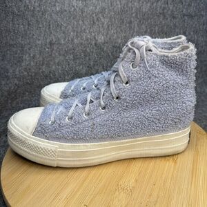 Converse Chuck Taylor All Star Shoes Womens Size‎ 9.5 Sherpa High Top 572240C